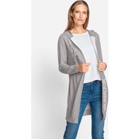 Witt Damen Strickjacke, steingrau von heine