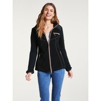 Witt Damen Sweatjacke, schwarz von heine