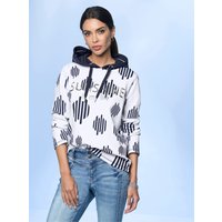 Witt Weiden Damen Sweatshirt marine-ecru-bedruckt von heine