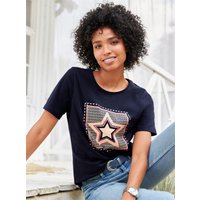 Witt Weiden Damen T-Shirt marine von heine