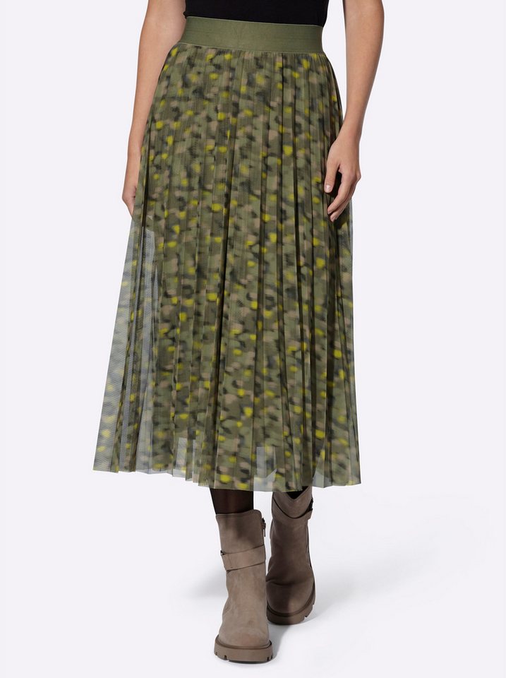 heine A-Linien-Rock Plisseerock . von heine