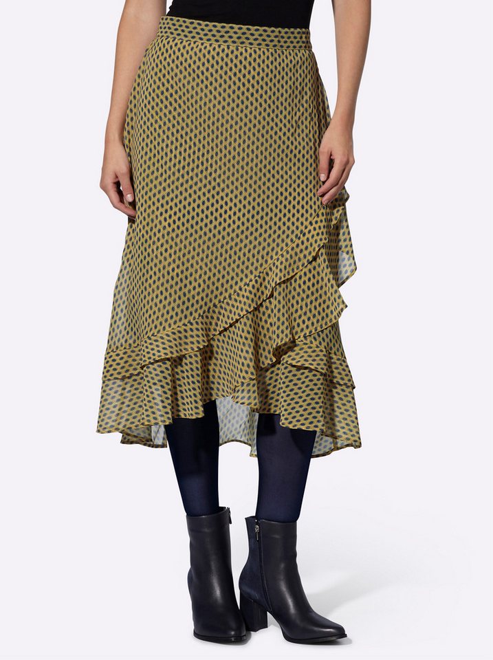 heine A-Linien-Rock Volantrock . von heine