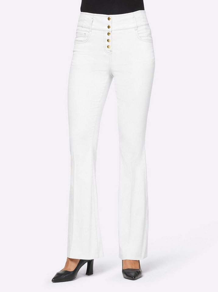 heine Bequeme Jeans Bootcut-Jeans heine Bequeme Jeans Bootcut-Jeans von heine