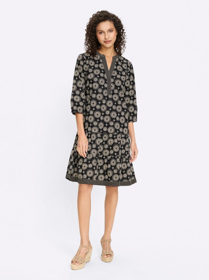 heine Etuikleid Druckkleid . von heine