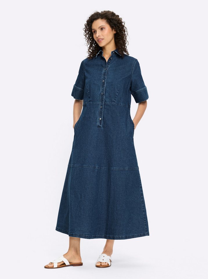 heine Etuikleid Jeanskleid . von heine