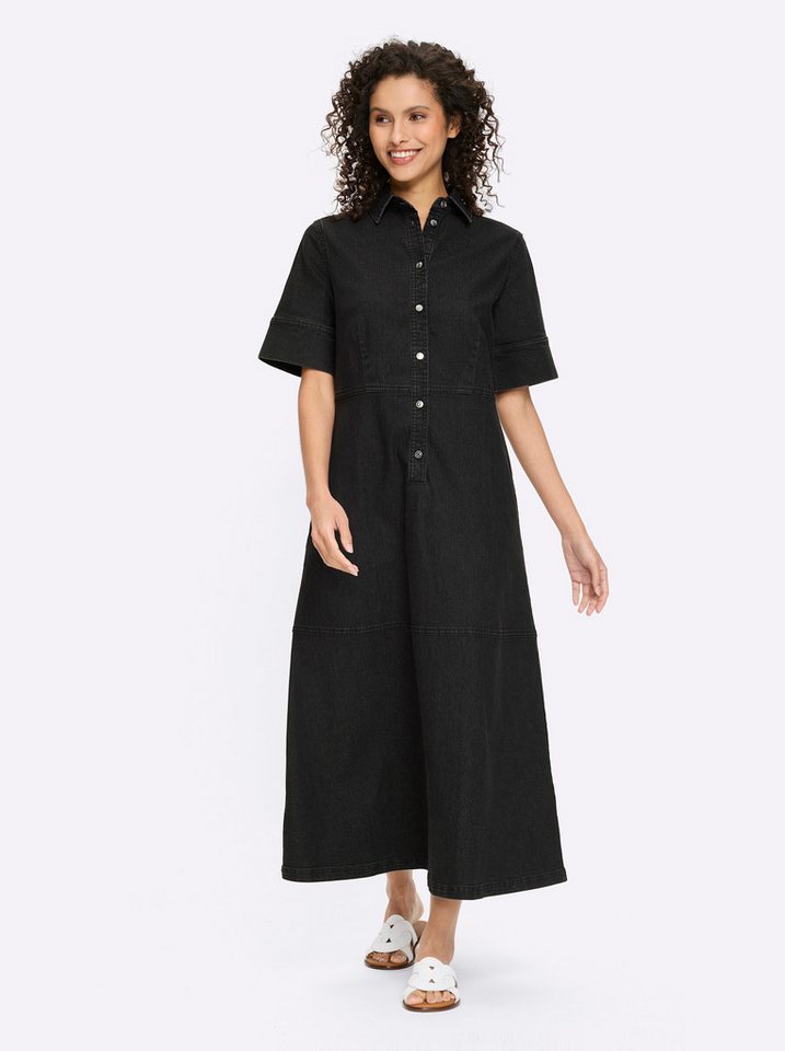 heine Etuikleid Jeanskleid . von heine