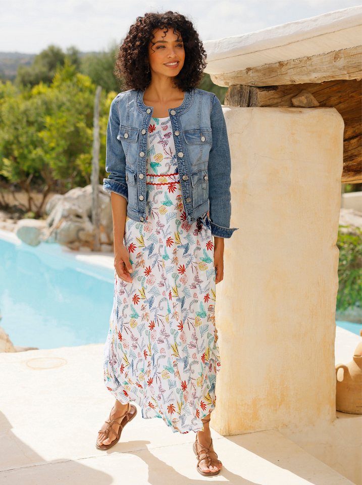 heine Etuikleid Webkleid . von heine