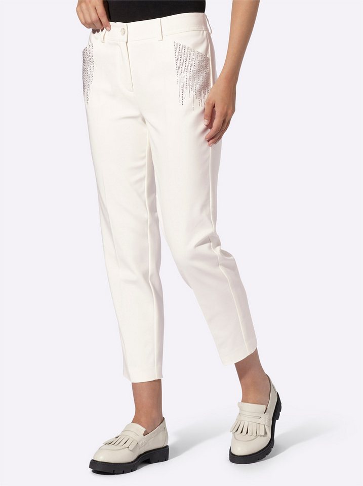 heine Jerseyhose Bügelfaltenhose Innenbeinlänge ca. 65 cm von heine