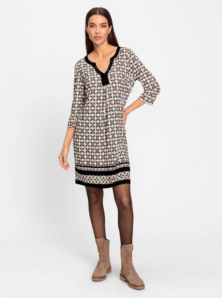 heine Jerseykleid Druckkleid von heine