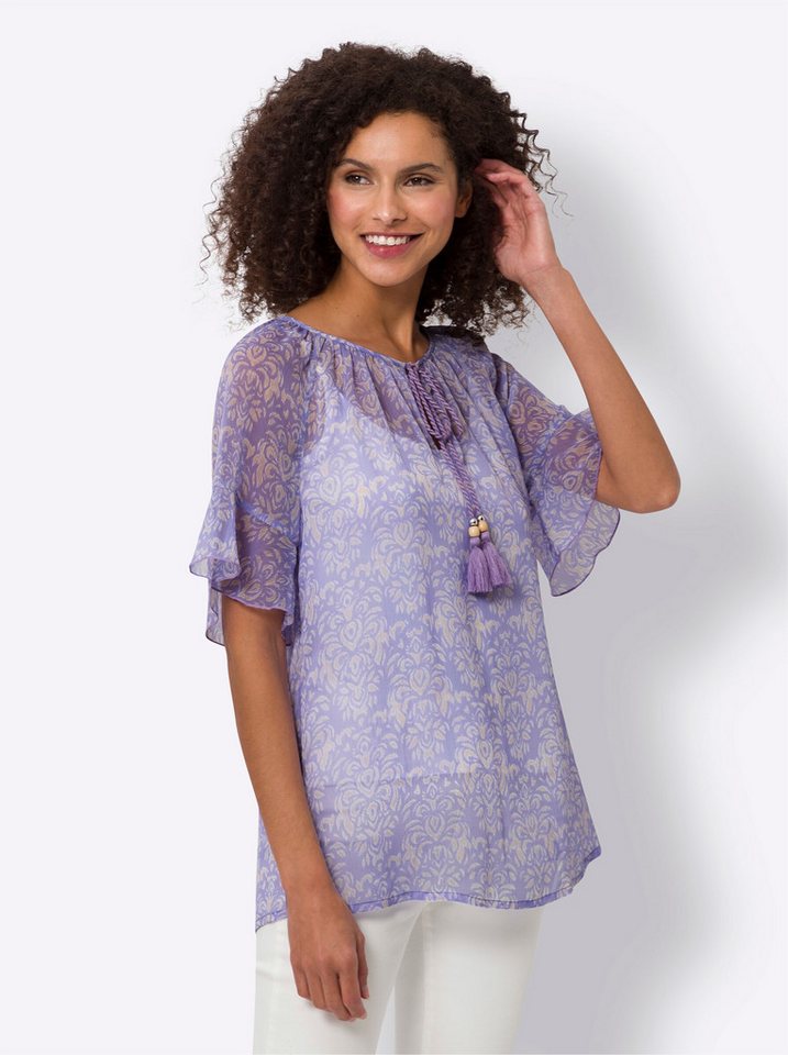 heine Klassische Bluse Chiffonbluse . von heine