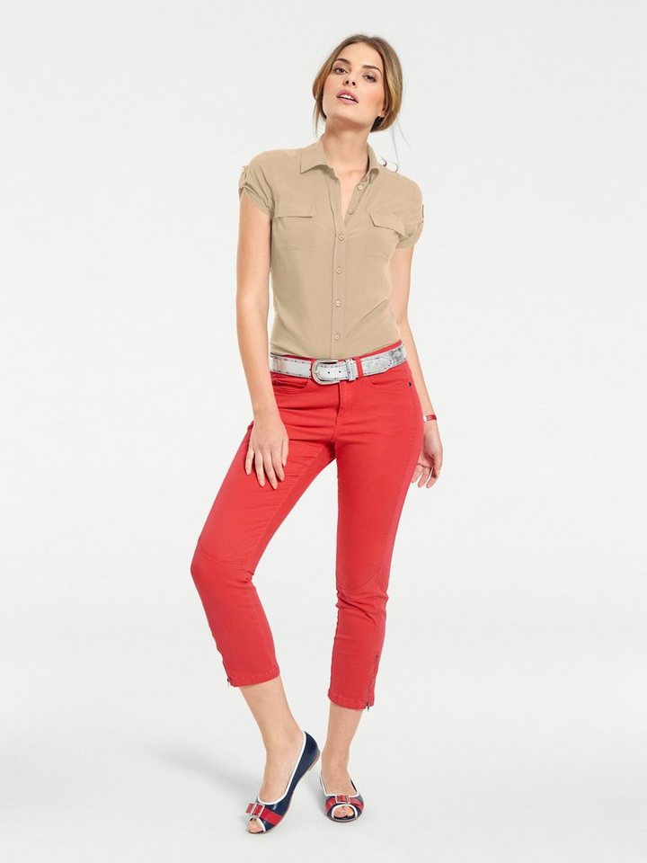 heine Klassische Bluse Kurzarm-Bluse . von heine