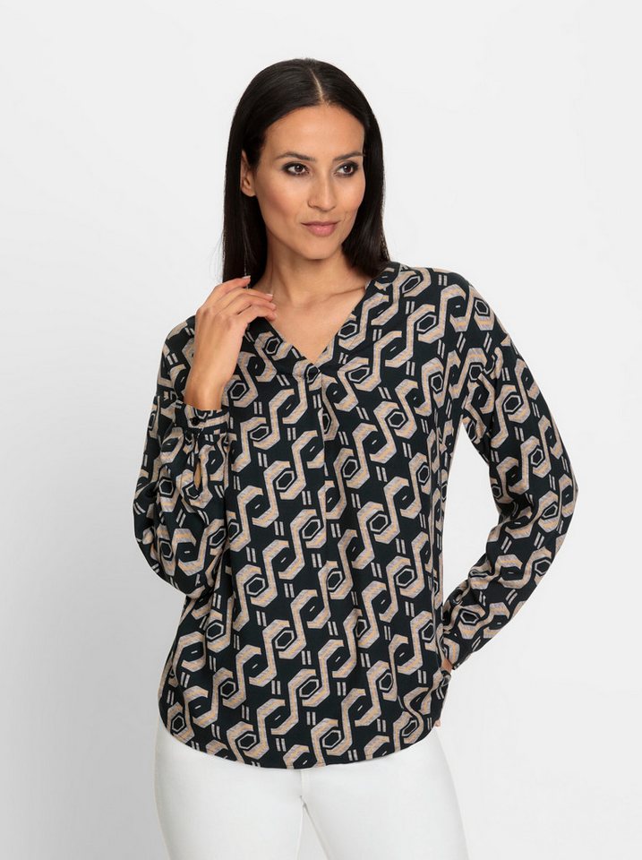 heine Klassische Bluse Langarmbluse . von heine