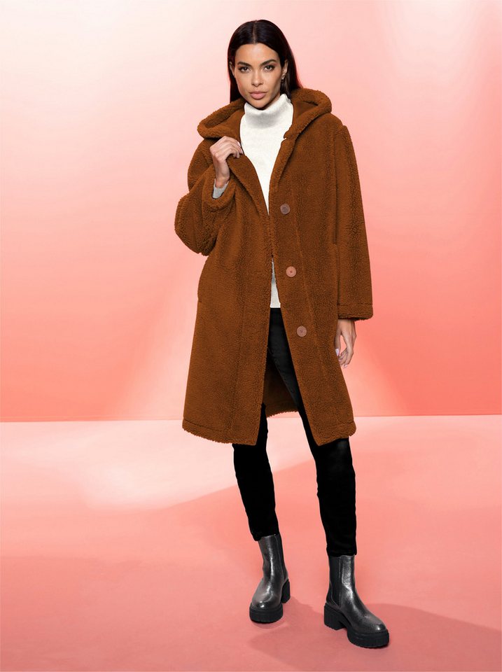 heine Langmantel Fleecemantel . von heine