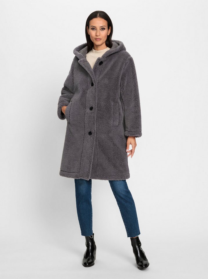 heine Langmantel Fleecemantel . von heine