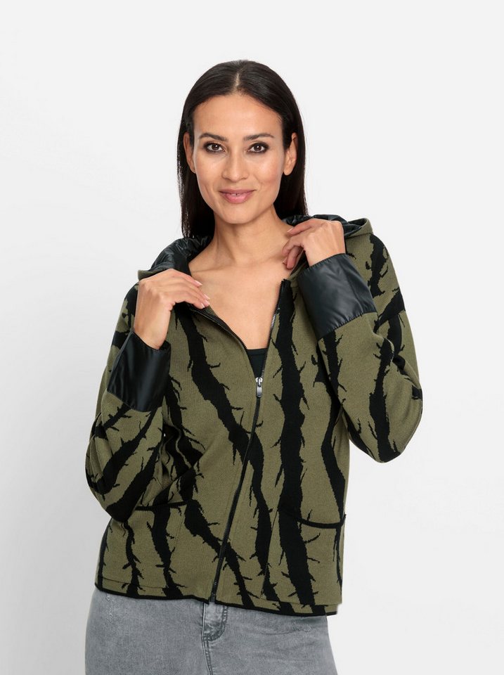 heine Strickjacke Kapuzenstrickjacke . von heine