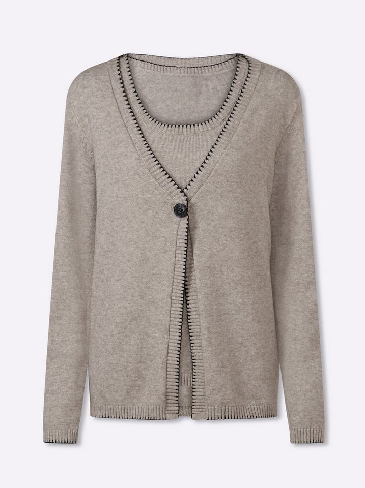 heine Strickjacke Twin-Set . von heine