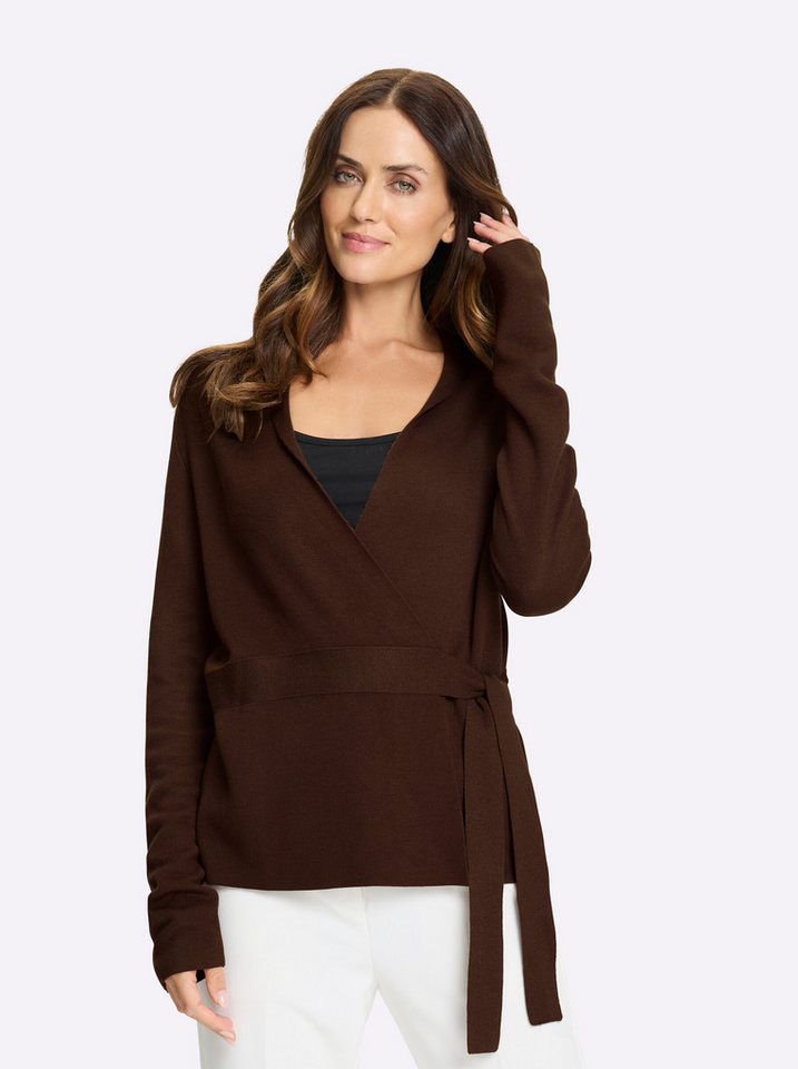 heine Strickjacke Wickelstrickjacke . von heine