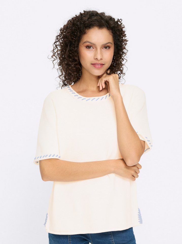 heine Strickpullover Kurzarmpullover . von heine