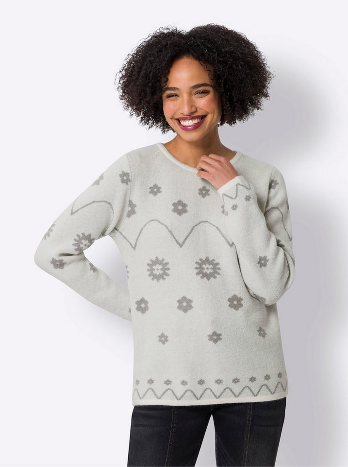 heine Strickpullover Langarm-Pullover . von heine
