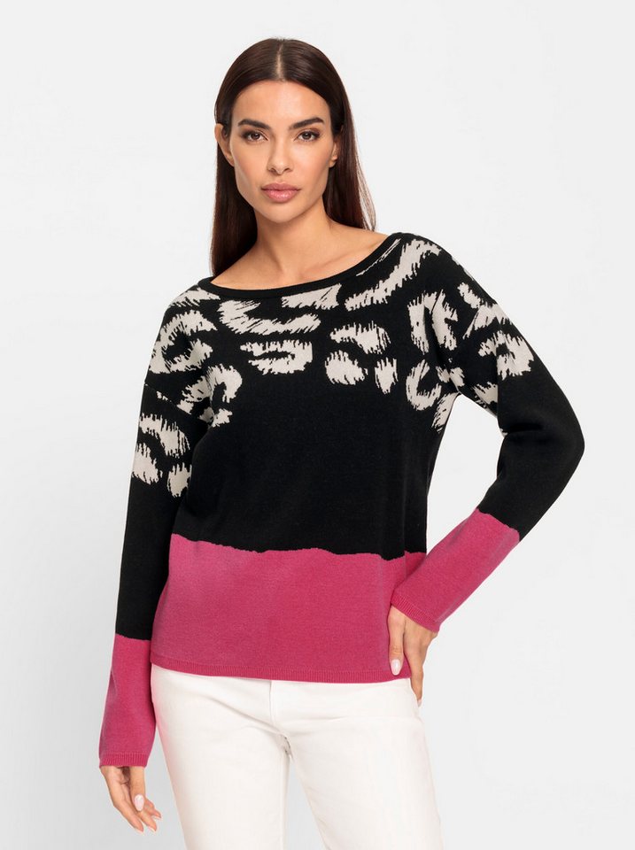 heine Strickpullover Langarm-Pullover . von heine
