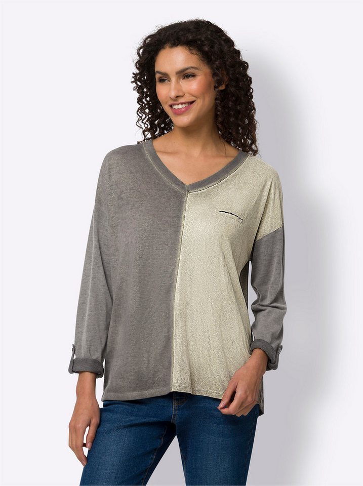 heine T-Shirt Langarmshirt . von heine