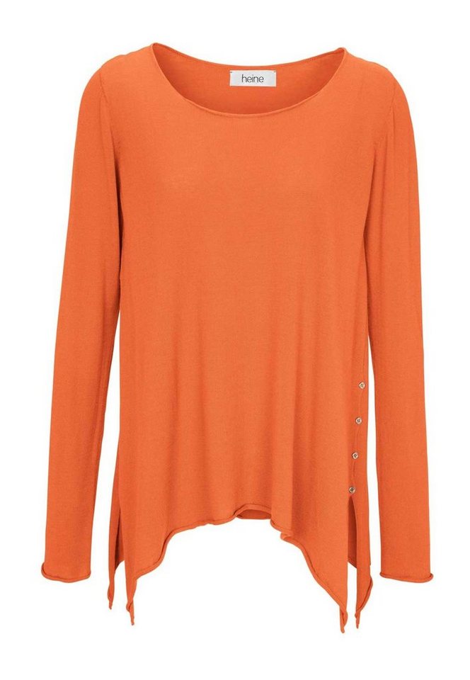 heine Troyer Heine Damen Feinstrickpullover, orange von heine