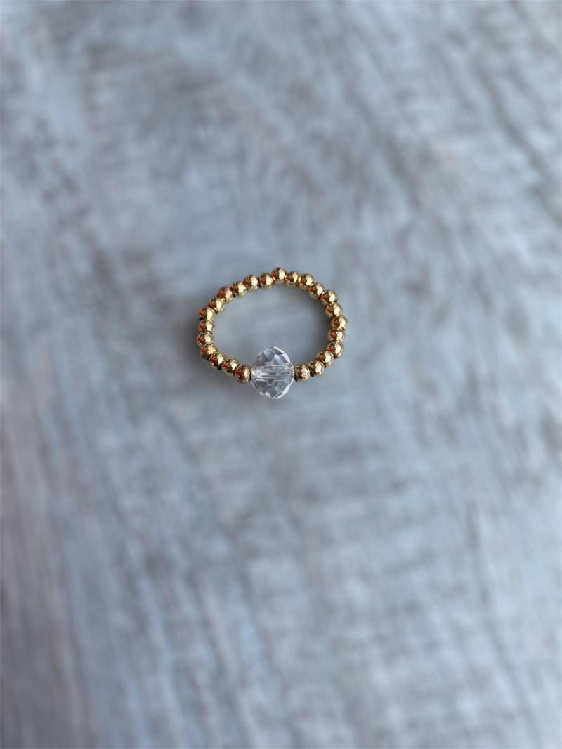 Perlenring Mit Glasperle Perlenring Mit Glasperle von hejJanina