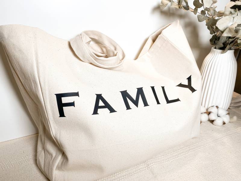 Baumwolltasche I Große Tasche Bedruckt Mit Spruch Personalisiert Shopper Geschenk Freundin Wickeltasche Babyshower Family Baumwolltasche I Große Tasche Bedruckt Mit Spruch Personalisiert Shopper Geschenk Freundin Wickeltasche Babyshower Family von hejLine