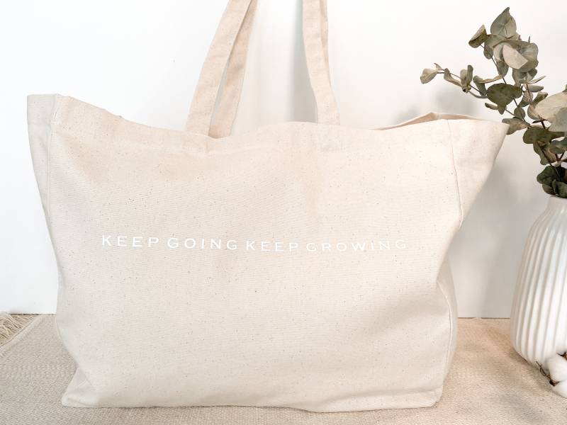 Baumwolltasche I Große Tasche Bedruckt Mit Spruch Personalisiert Shopper Geschenk Weihnachtsgeschenk Beige Baumwolltasche I Große Tasche Bedruckt Mit Spruch Personalisiert Shopper Geschenk Weihnachtsgeschenk Beige von hejLine