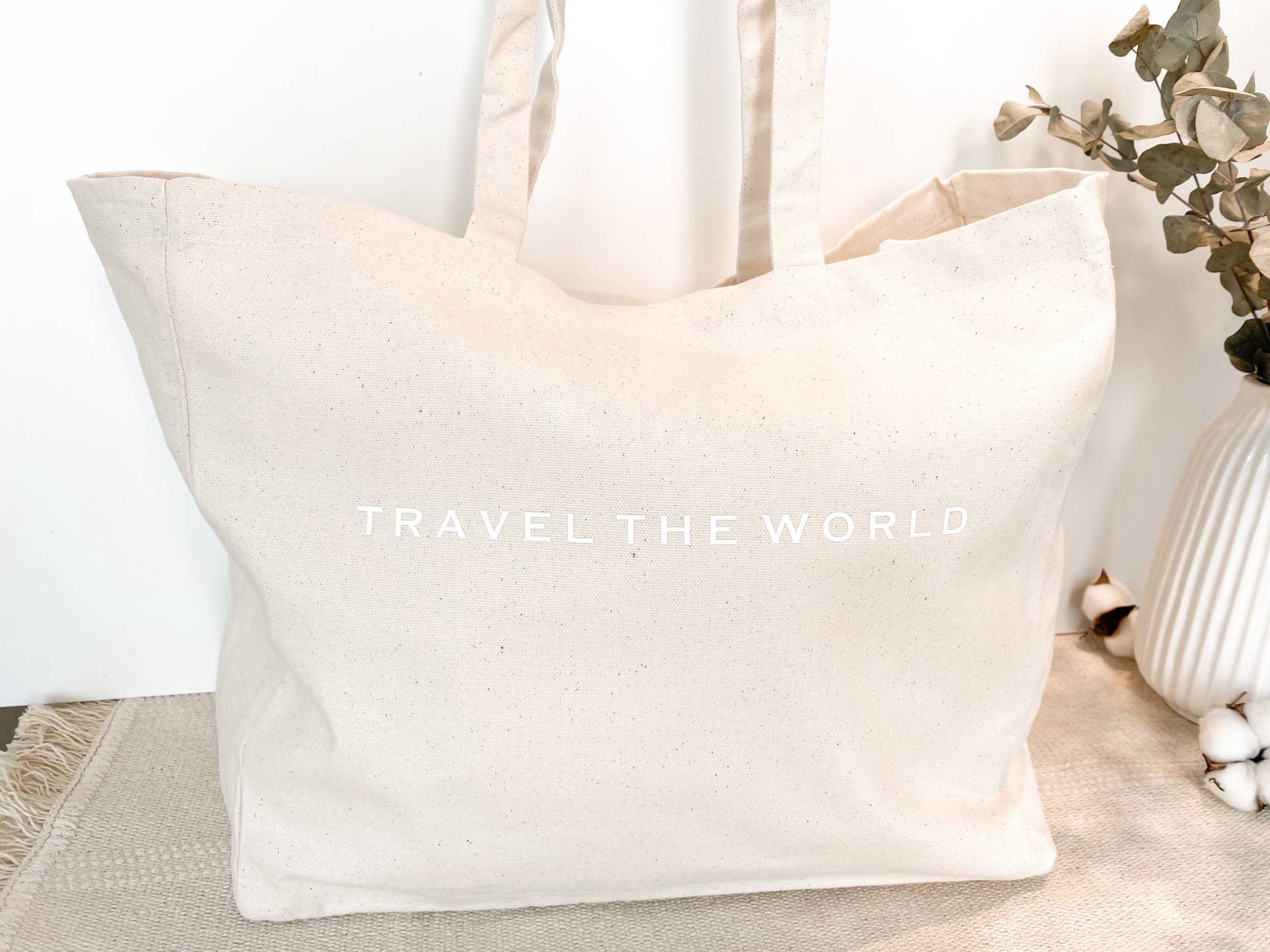 Baumwolltasche I Große Tasche Mit Spruch Personalisiert Shopper Geschenk Weihnachtsgeschenk Reisetasche Travel The World Baumwolltasche I Große Tasche Mit Spruch Personalisiert Shopper Geschenk Weihnachtsgeschenk Reisetasche Travel The World von hejLine