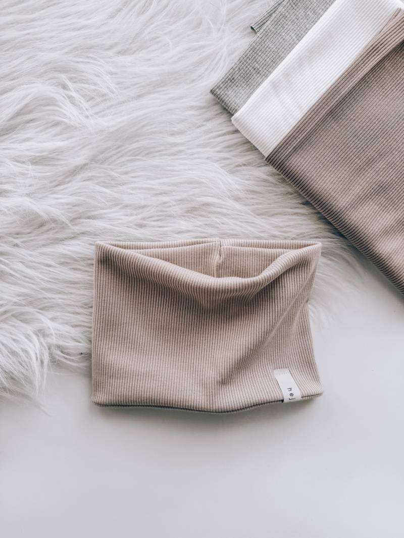 Baby Loop Basic Bio Ribjersey | Halssocke Schal Kids von hejLittle