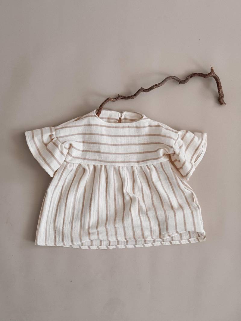 Musselin Dress Stripes | Musselinkleid Tunika Kleid Boho von hejLittle