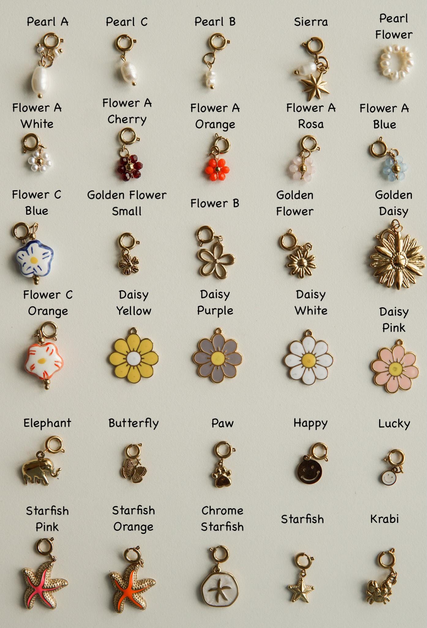 Gliederkette Mit Charms, Charmsgliederkette, Personalisierbare Kette, Charms - Hejgreta von hejgreta