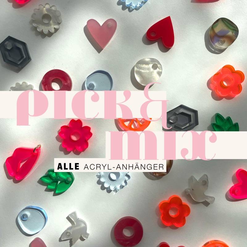 Acryl-Anhänger »Pick & Mix« | Alle Varianten Für Als Paar Einzeln Bestellbar von hejmamie