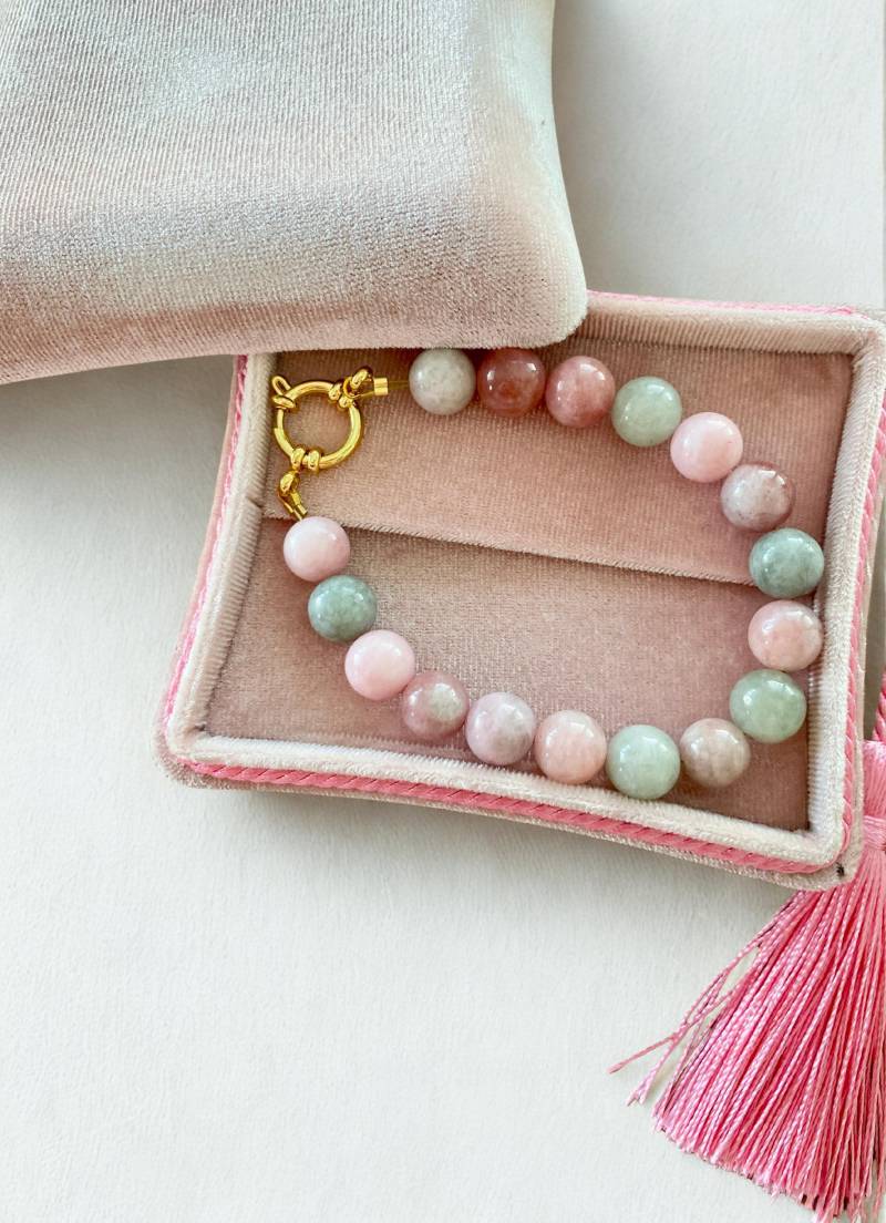 Armband Regenbogen Achat - Edelsteinarmband/Bracelet Rainbow Agate Gemstone Jewelry Healing Crystal Armband Regenbogen Achat - Edelsteinarmband/Bracelet Rainbow Agate Gemstone Jewelry Healing Crystal von hejnoa