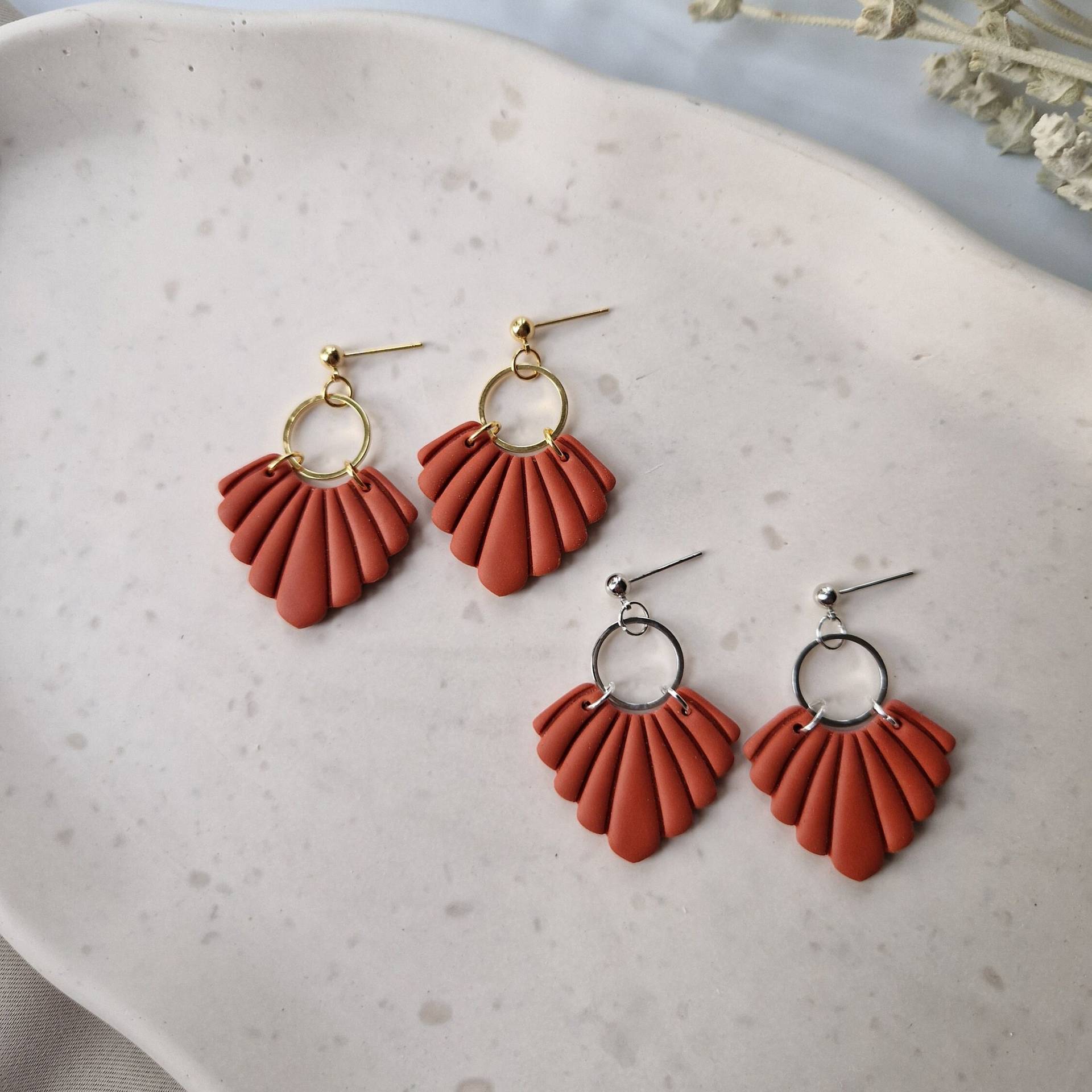 Handgemachte Ohrringe Mila, Polymer Schmuck, Leichte Ohrringe, Statement Handgemachte Ohrringe Mila, Polymer Schmuck, Leichte Ohrringe, Statement von hejsmilla