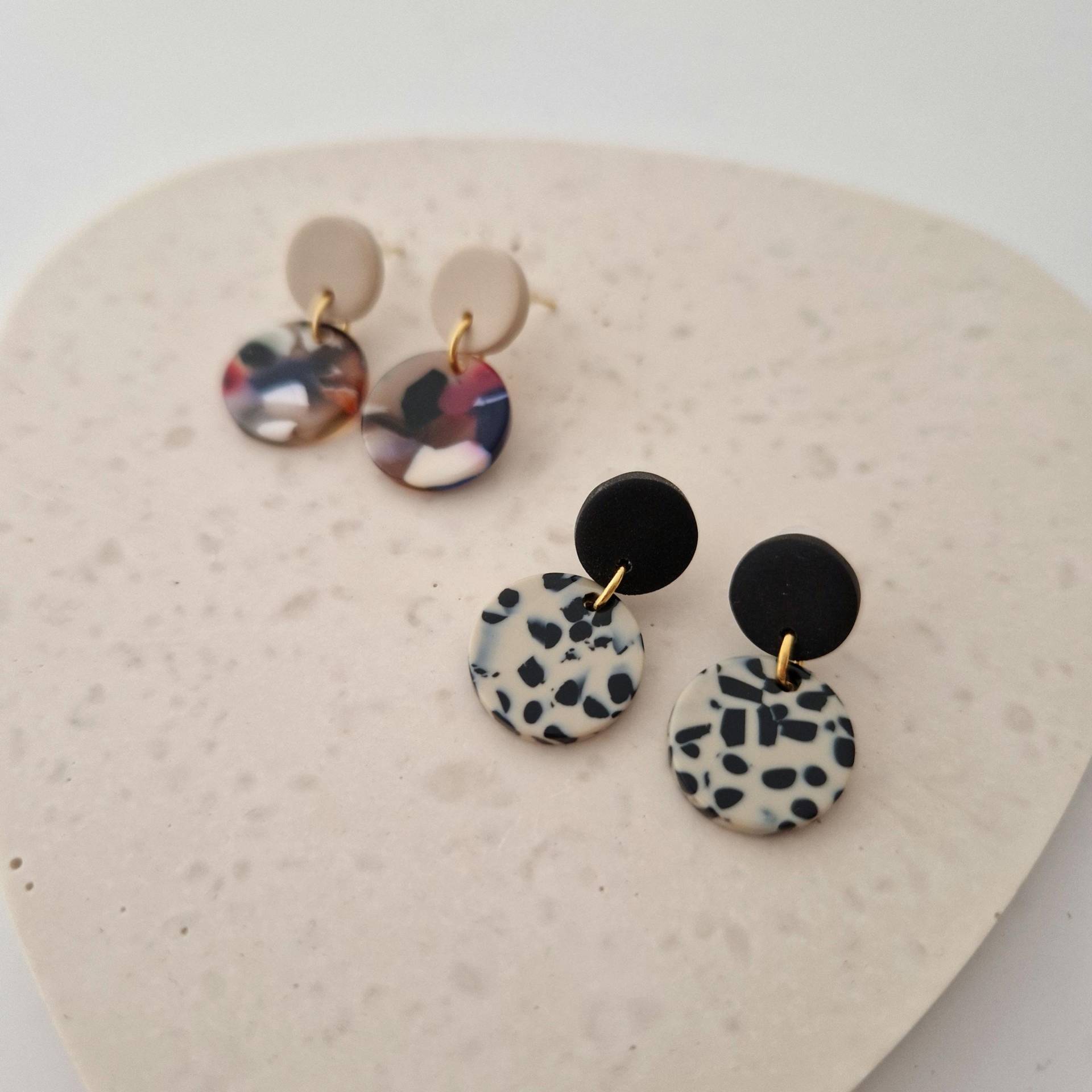 Lou Ohrringe, Federleichte Terrazzo, Bunte Ohrringe Lou Ohrringe, Federleichte Terrazzo, Bunte Ohrringe von hejsmilla