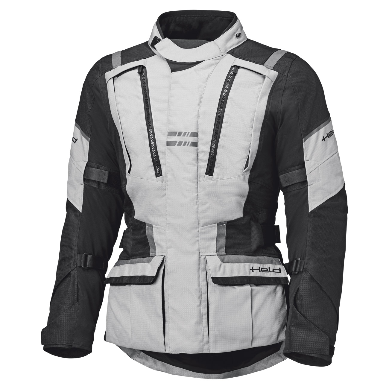 Held Held Hakuna Matata 3 Damen Adventurejacke grau/schwarz XXL Damengrau/schwarzXXL - Motorradbekleidung - Motorradjacken von held
