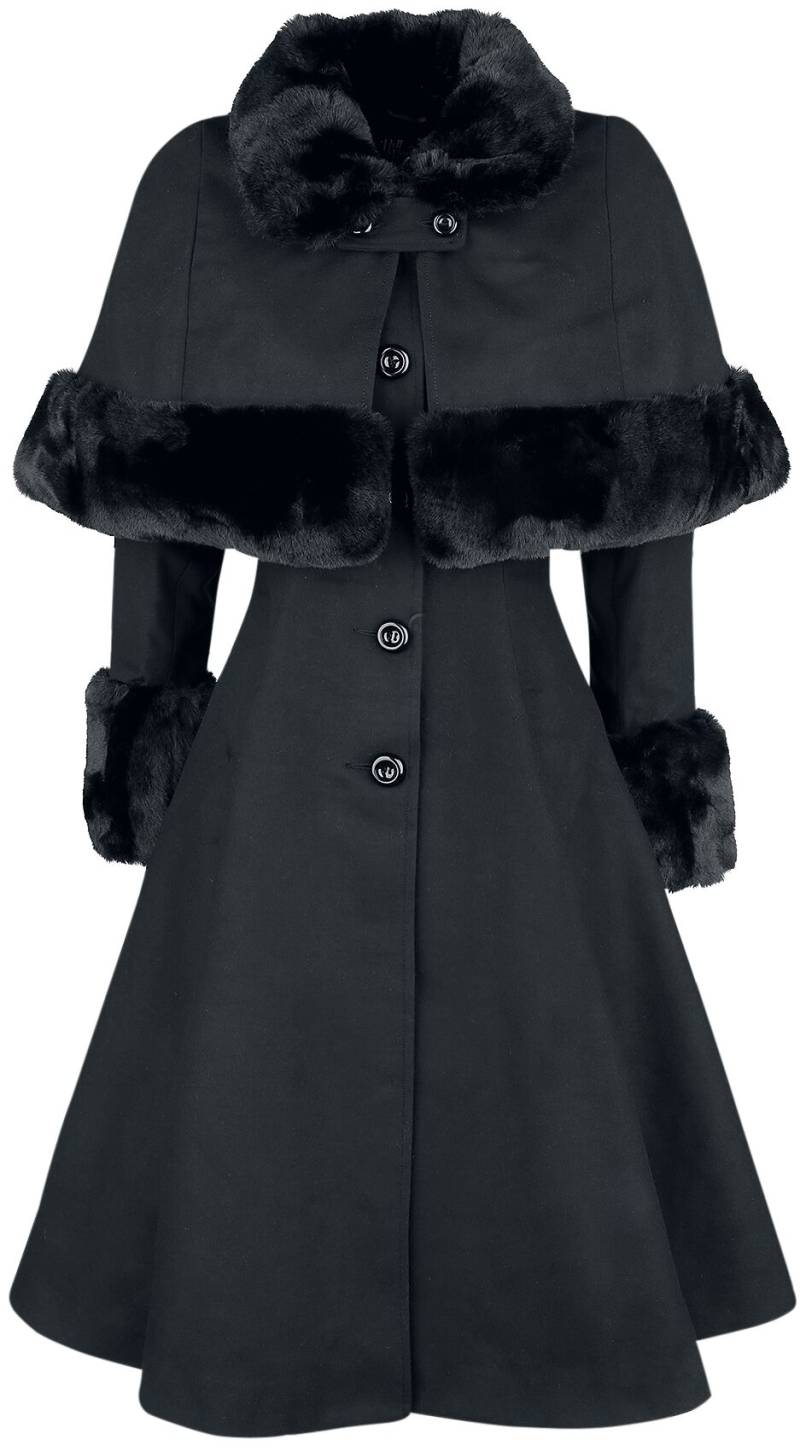 Hell Bunny Capulet Coat Mantel schwarz in M von hell bunny