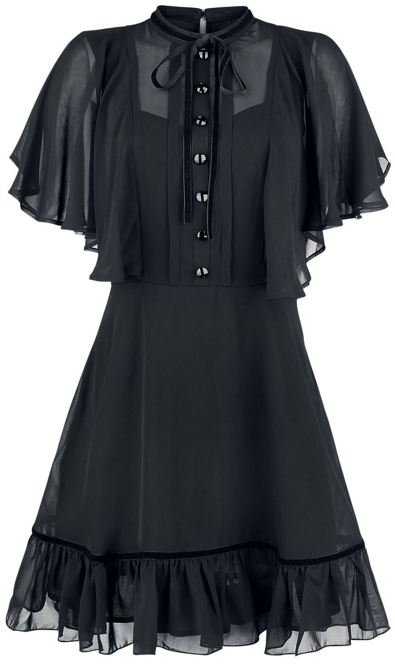Hell Bunny - Gothic Kurzes Kleid - Imperia Dress - XS bis 4XL - für Damen - Größe M - schwarz Hell Bunny - Gothic Kurzes Kleid - Imperia Dress - XS bis 4XL - für Damen - Größe M - schwarz von hell bunny