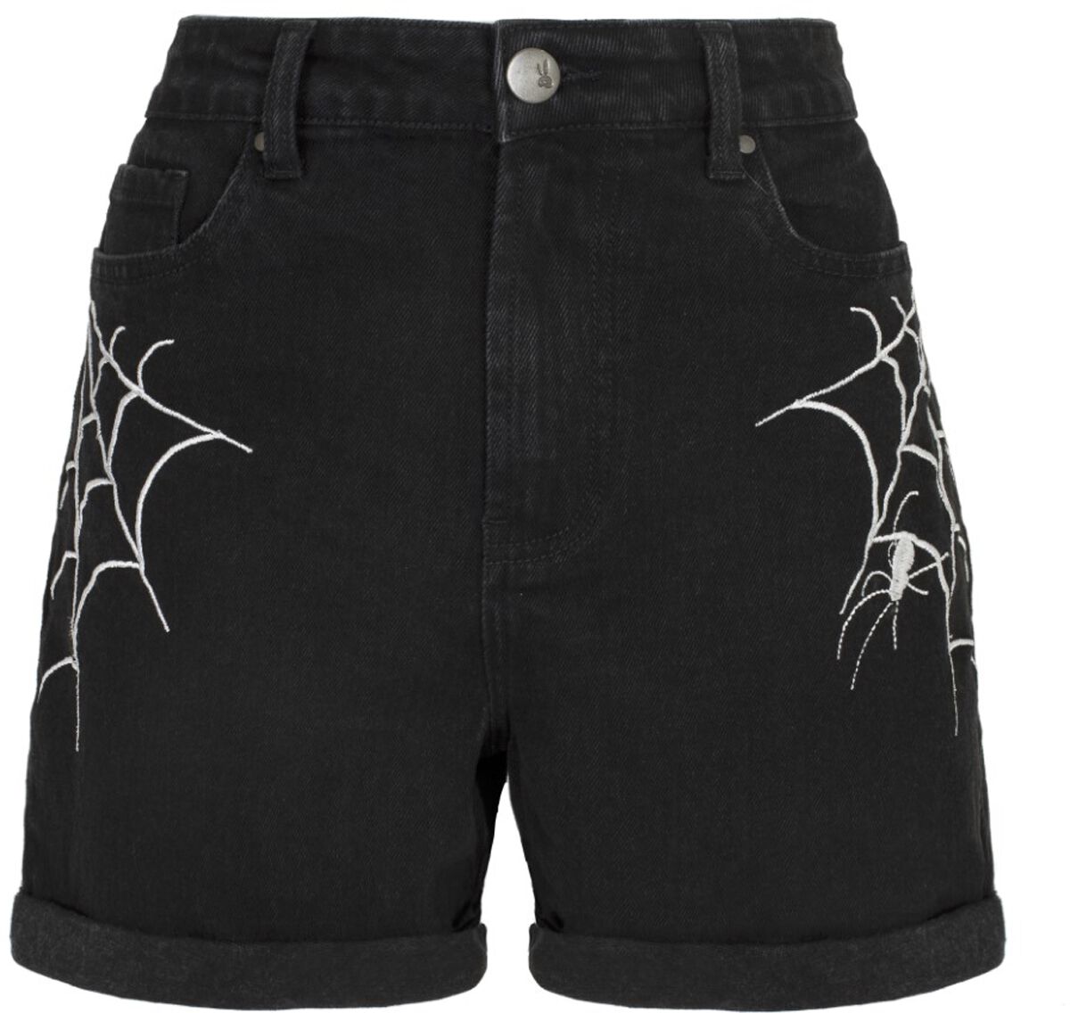 Hell Bunny - Gothic Short - Ariana Shorts - XS bis M - für Damen - Größe M - schwarz Hell Bunny - Gothic Short - Ariana Shorts - XS bis M - für Damen - Größe M - schwarz von hell bunny