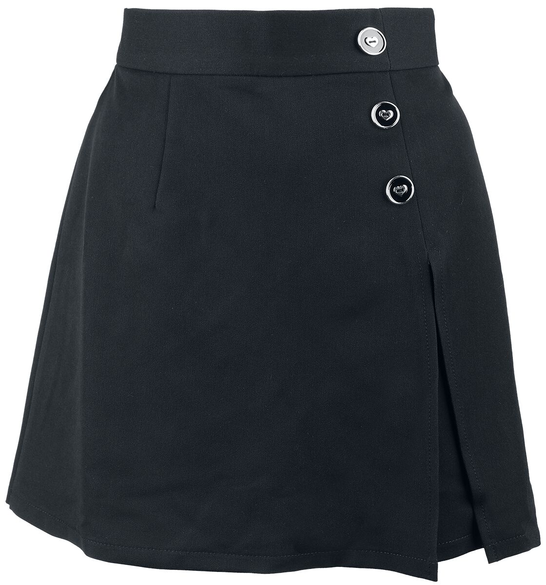 Hell Bunny - Gothic Short - Cooper Skorts - S bis M - für Damen - Größe M - schwarz von hell bunny