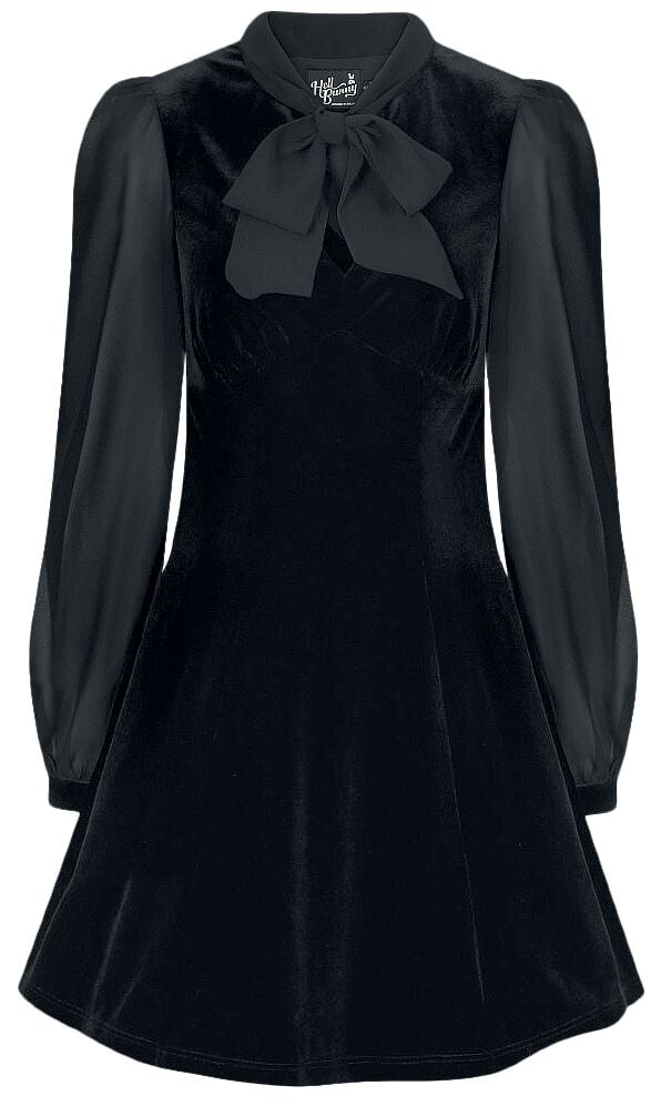 Hell Bunny Kurzes Kleid - Gabriella Mini Dress - XS bis 4XL - für Damen - Größe 4XL - schwarz Hell Bunny Kurzes Kleid - Gabriella Mini Dress - XS bis 4XL - für Damen - Größe 4XL - schwarz von hell bunny