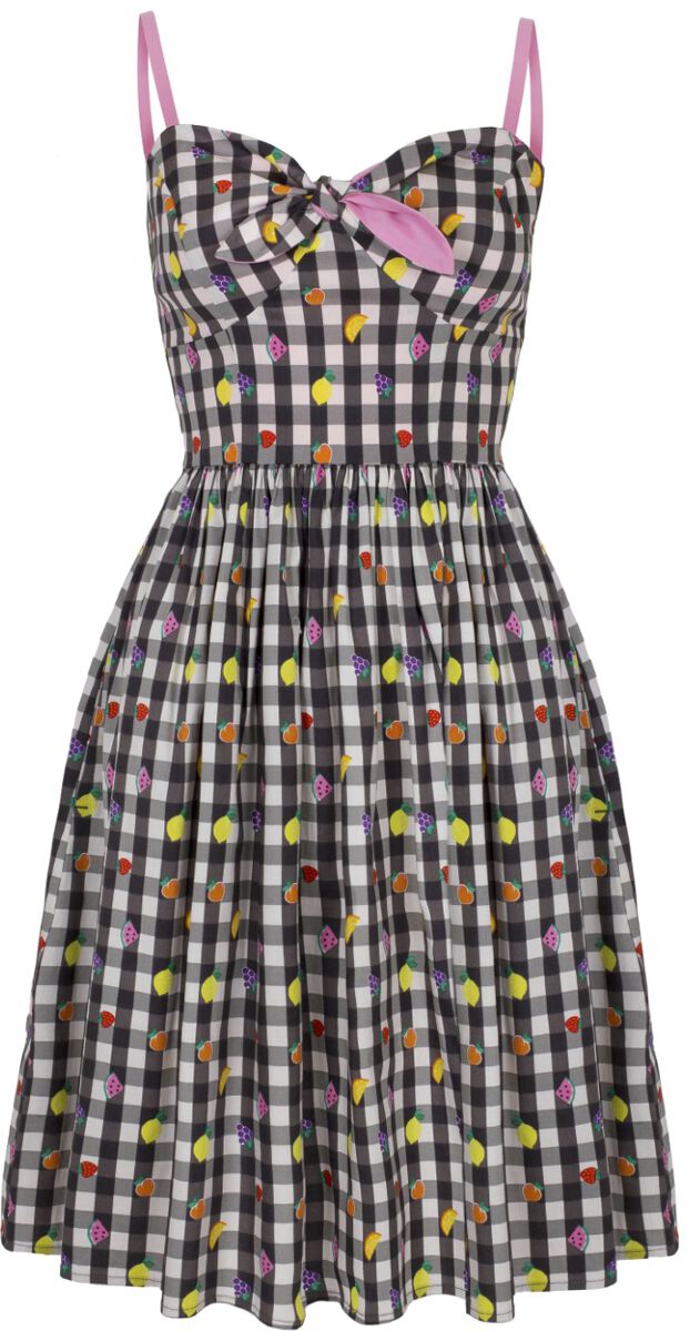 Hell Bunny - Rockabilly Kleid knielang - Fruitylou Dress - XS bis XL - für Damen - Größe XS - multicolor von hell bunny
