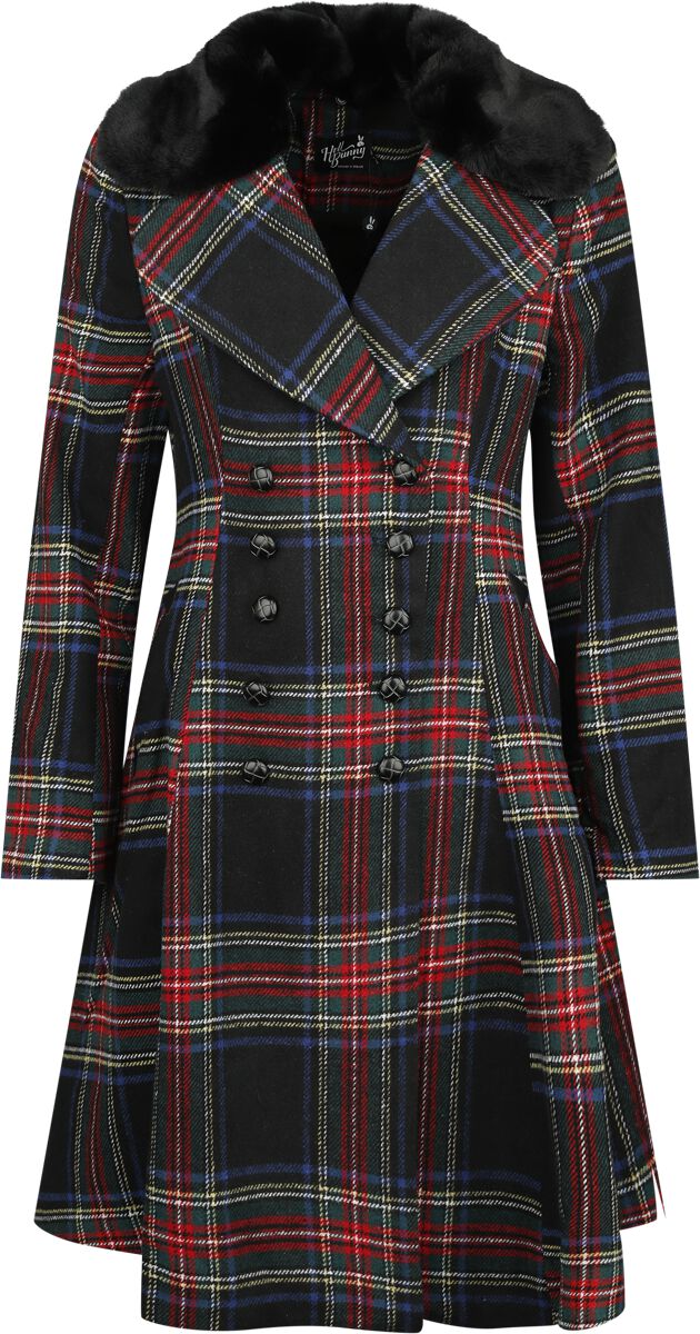 Hell Bunny - Rockabilly Mantel - Forester Coat - XS bis XXL - für Damen - Größe XS - multicolor von hell bunny