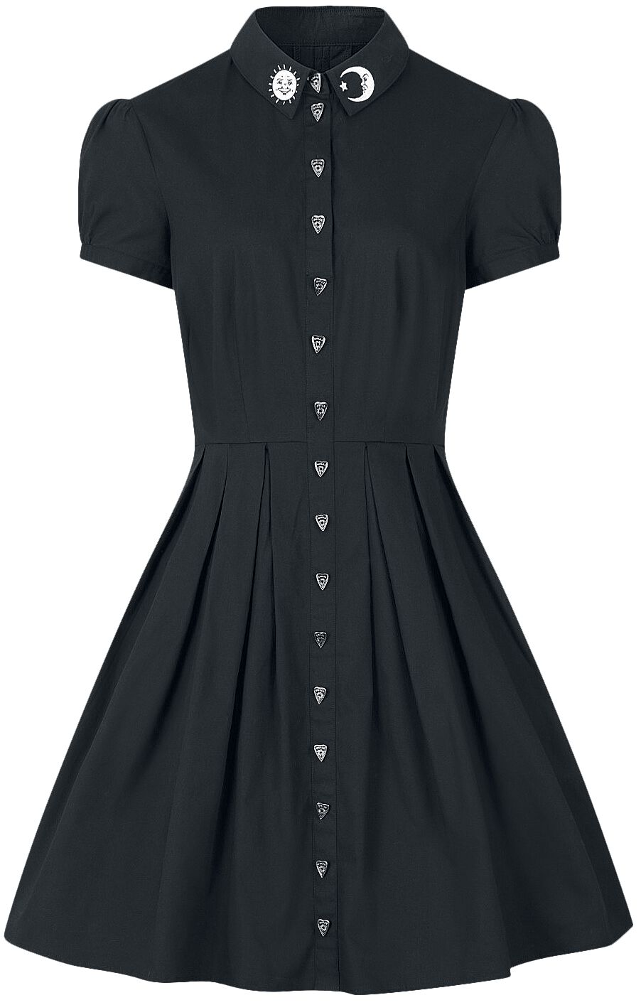 Hell Bunny Samara Dress Mittellanges Kleid schwarz in L von hell bunny