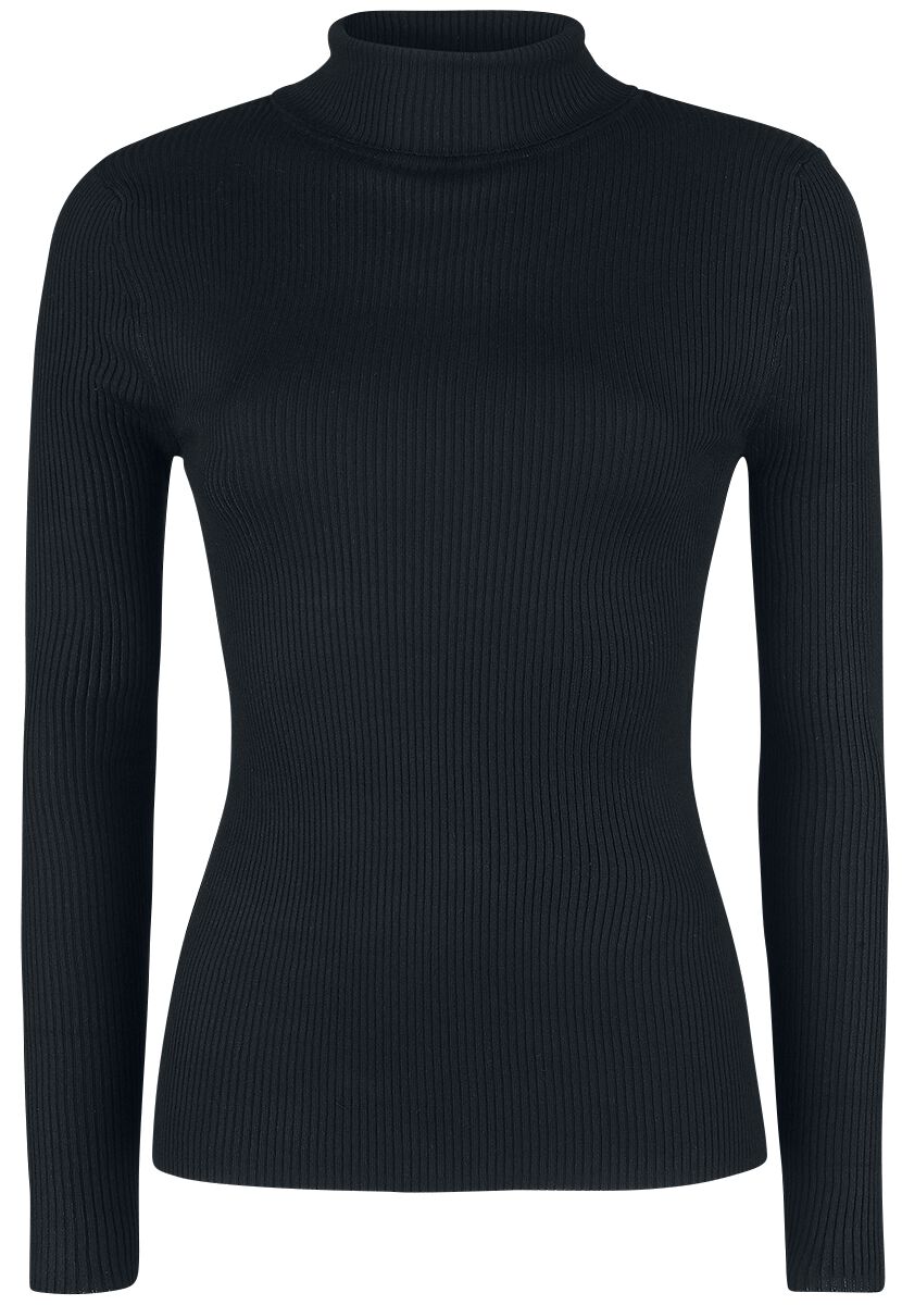 Hell Bunny Spiros Top Strickpullover schwarz in XS von hell bunny