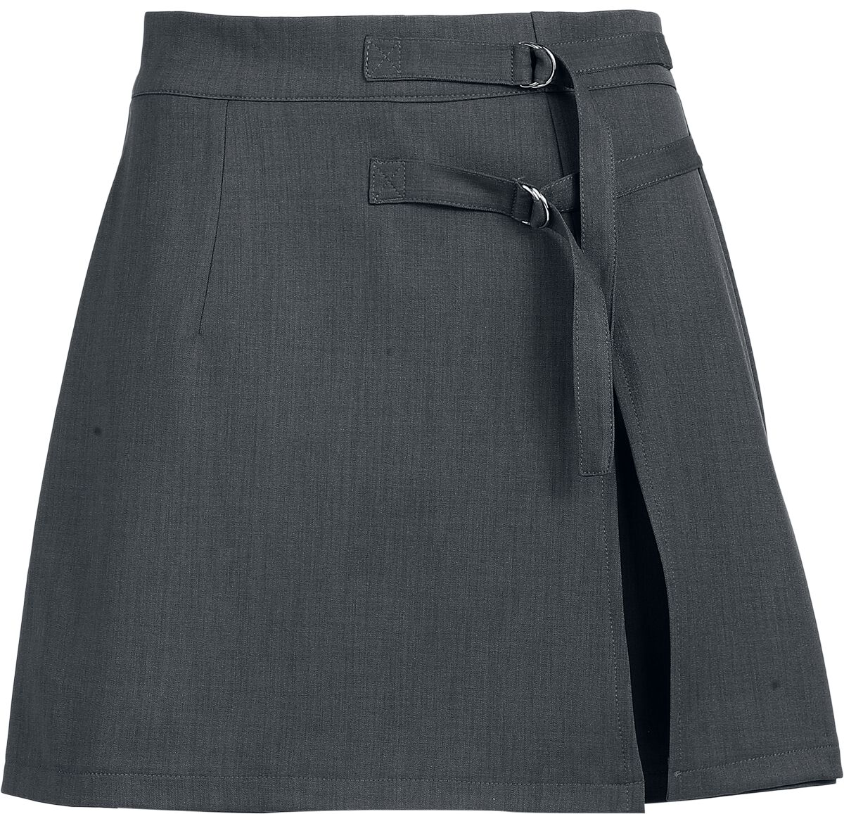 Hell Bunny Traxler Skorts Short grau in L von hell bunny