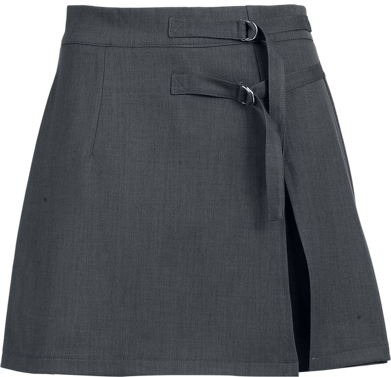 Hell Bunny Traxler Skorts Short grau in L von hell bunny