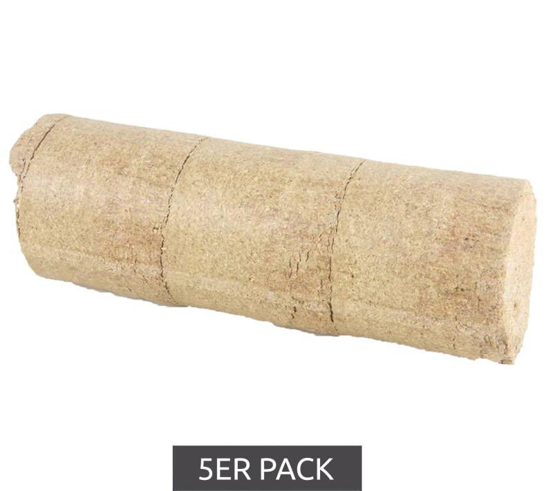 5er Sparpack hellfire Kamin- und Schornstein-Entrußer für Kamine und Öfen Reinigungsblock 1,1 kg Entrußerblock EU-60UH-1005-SSC4 Braun von hellfire